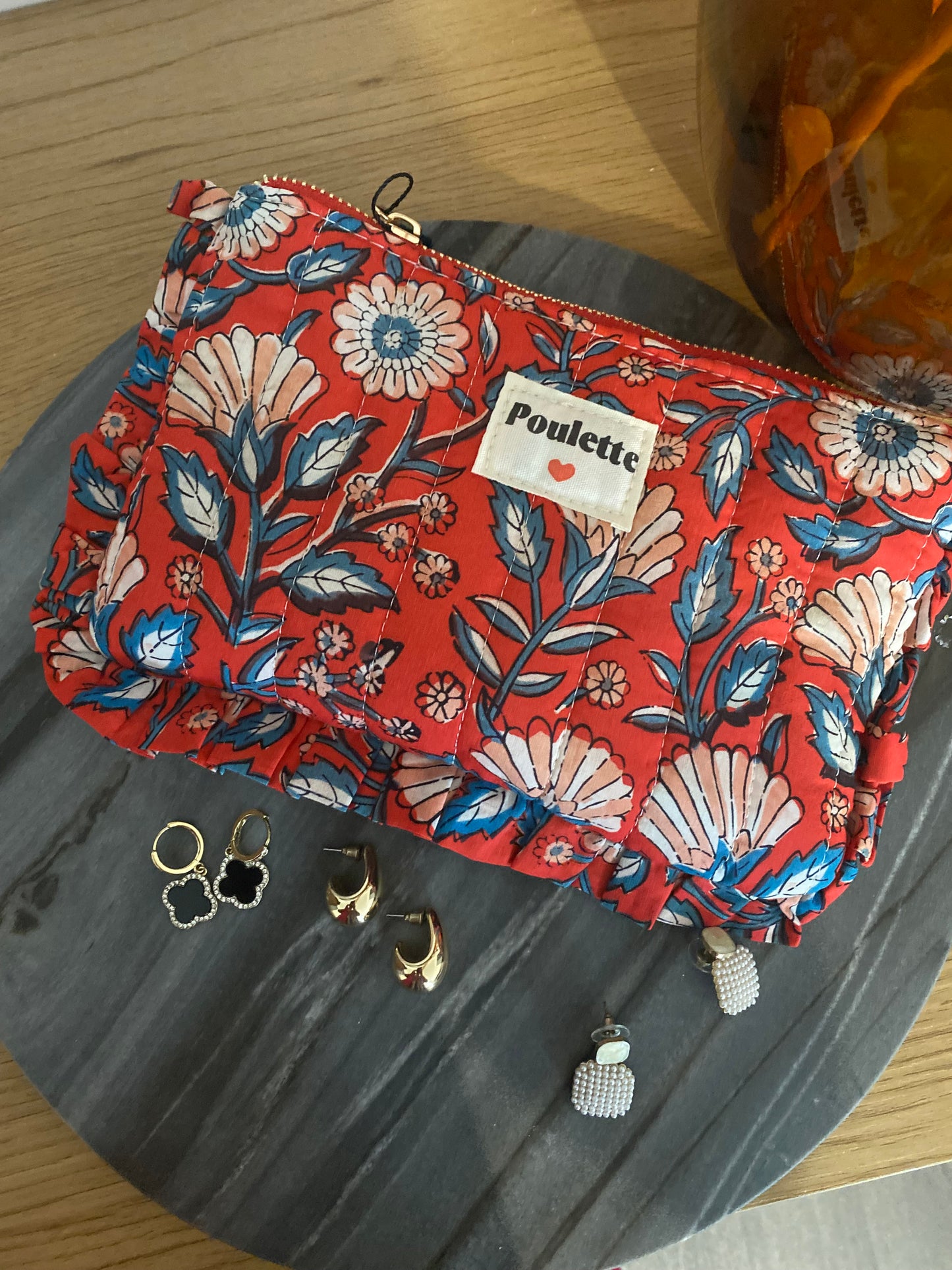 Pochette rouge