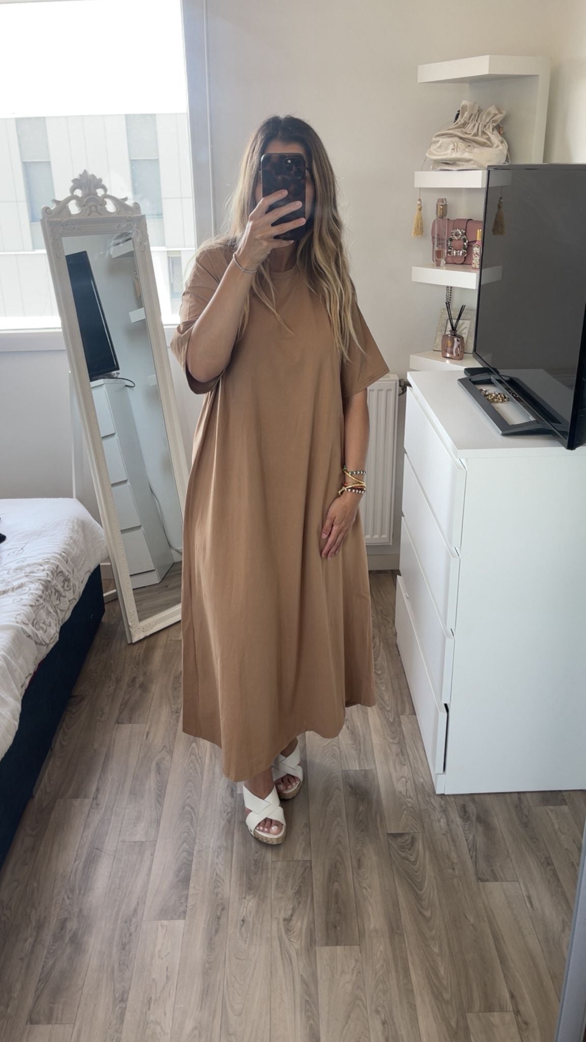 Robe Emna Caramel