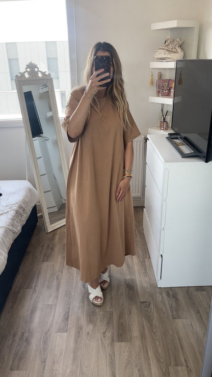 Robe Emna Caramel