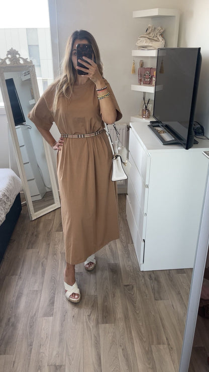 Robe Emna Caramel