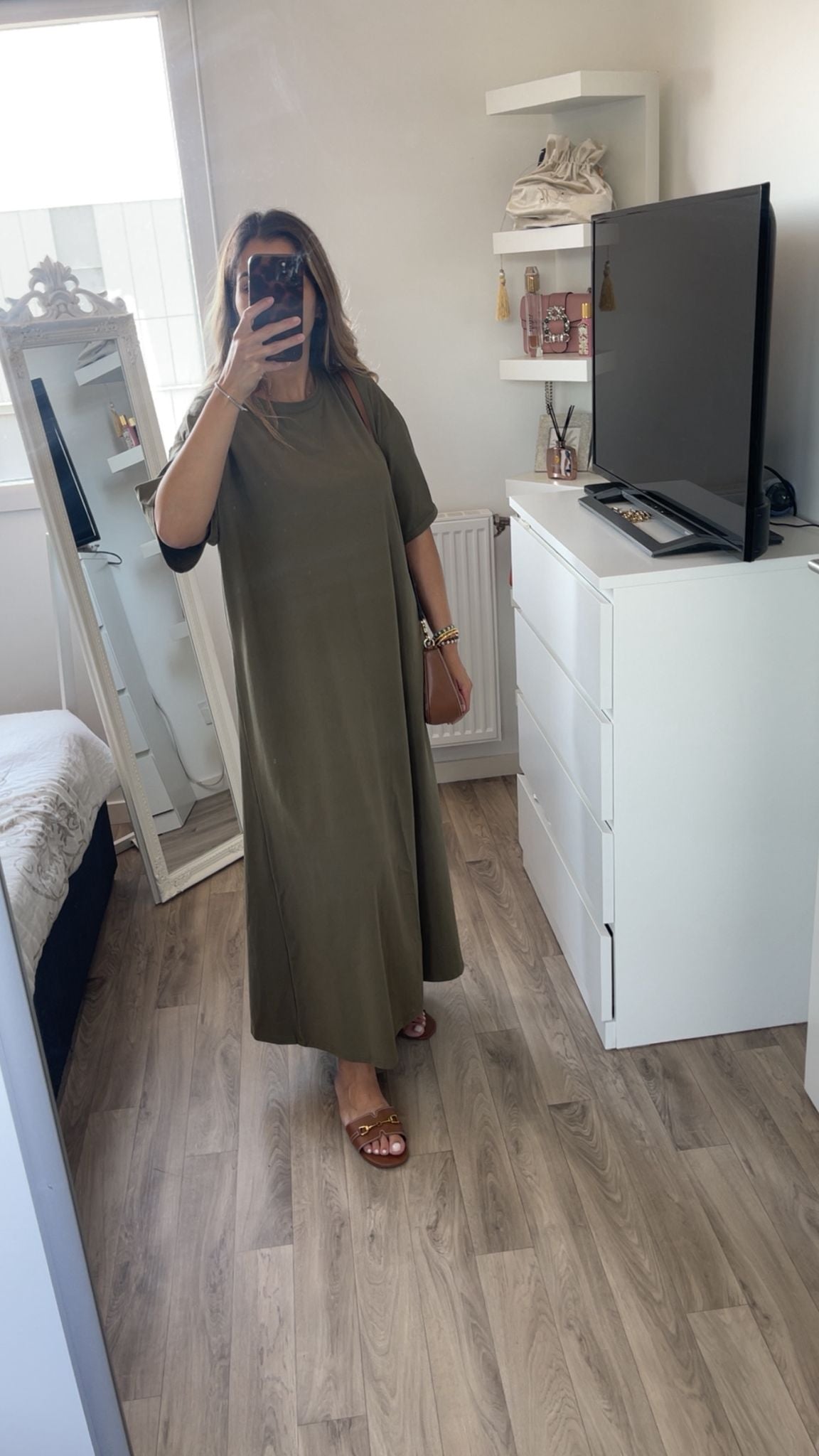 Robe Emna Kaki